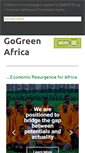 Mobile Screenshot of gogreenafrica.org